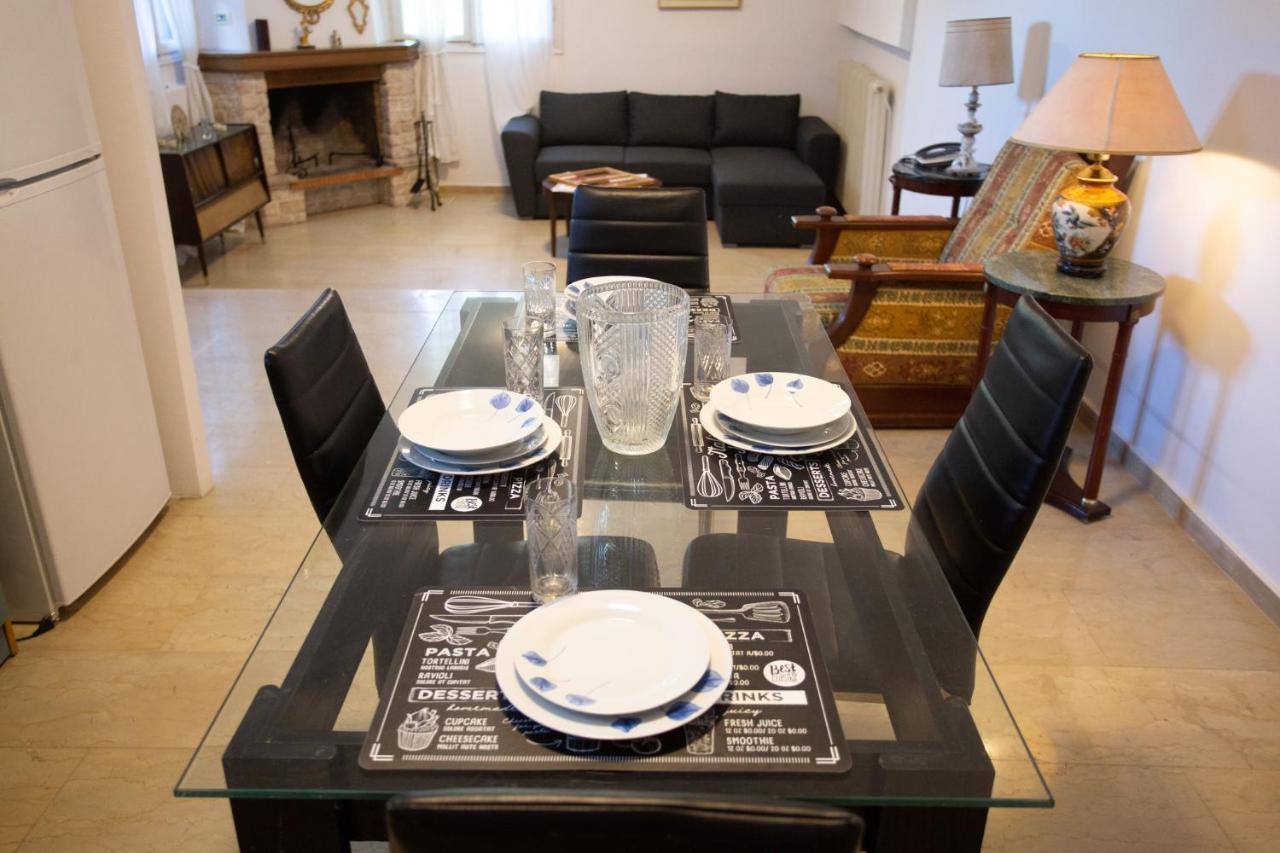 Traditional Villa Appartment With Garden, Also For Gatherings ,15 Minutes From Thessaloniki Airport Luaran gambar