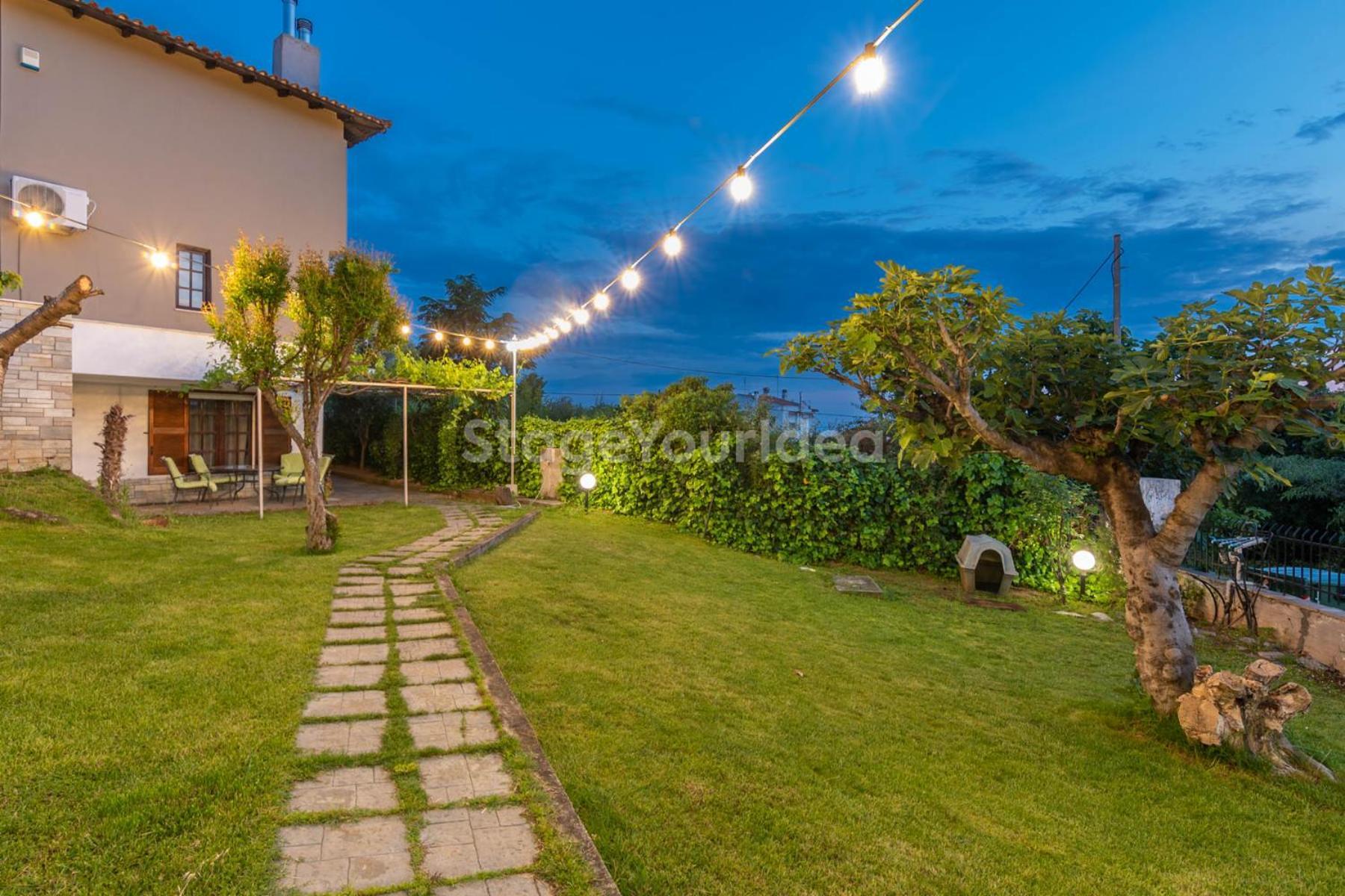 Traditional Villa Appartment With Garden, Also For Gatherings ,15 Minutes From Thessaloniki Airport Luaran gambar